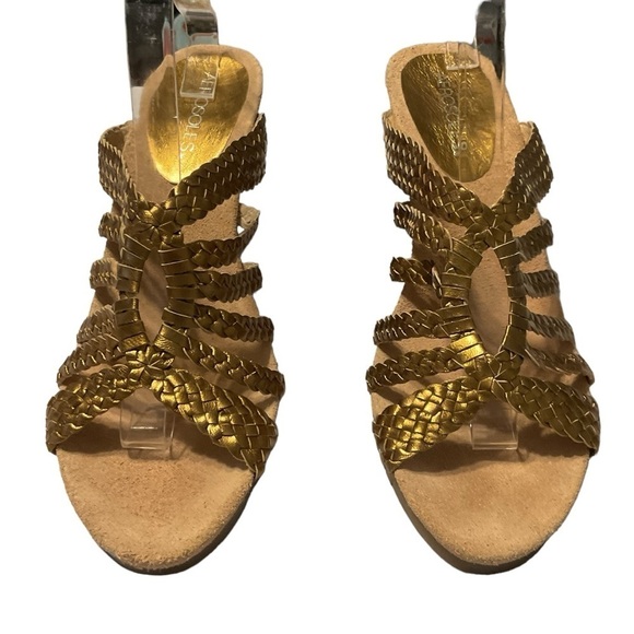 Aerosoles golden wedge sandals size‎ 9.5 - Picture 3 of 8